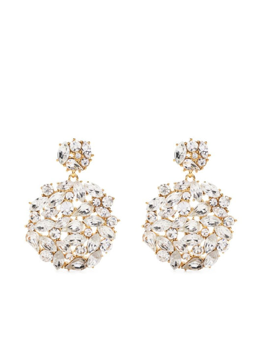Gold-tone Crystal Drop Earrings