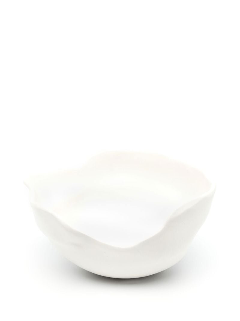 White Object 19 Ceramic Fruit Bowl