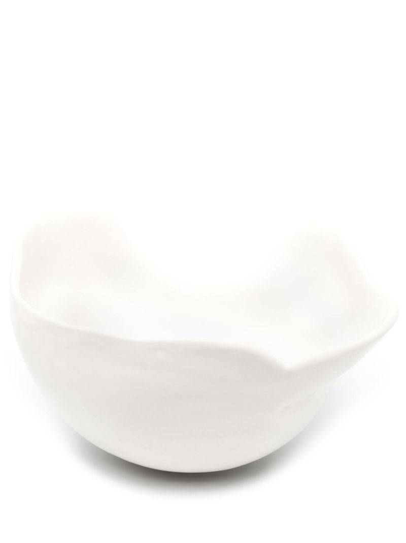 White Object 19 Ceramic Fruit Bowl