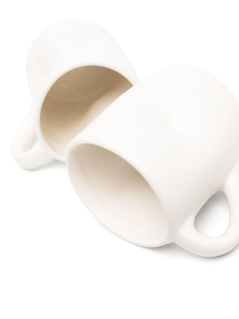 White Bumpity Bump Bump Mug Set