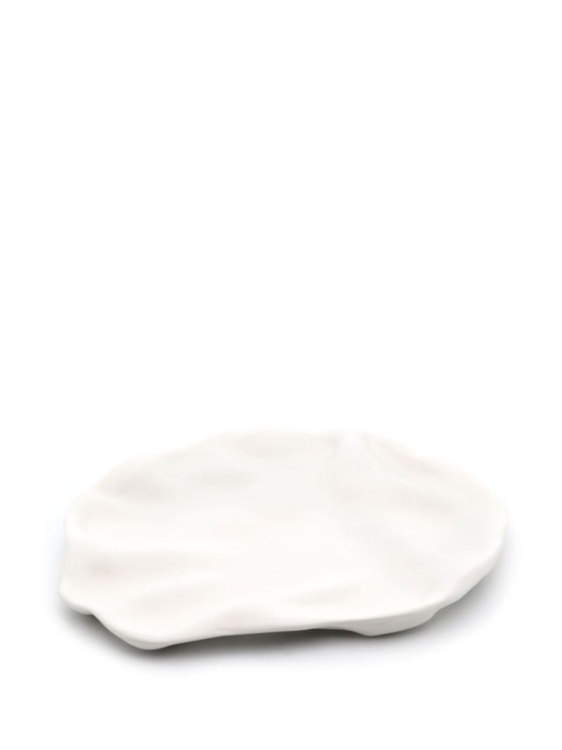 White Object 21 Ceramic Plate Set