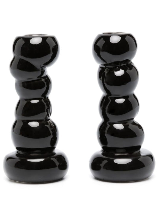 Black B34 Candlestick Holders