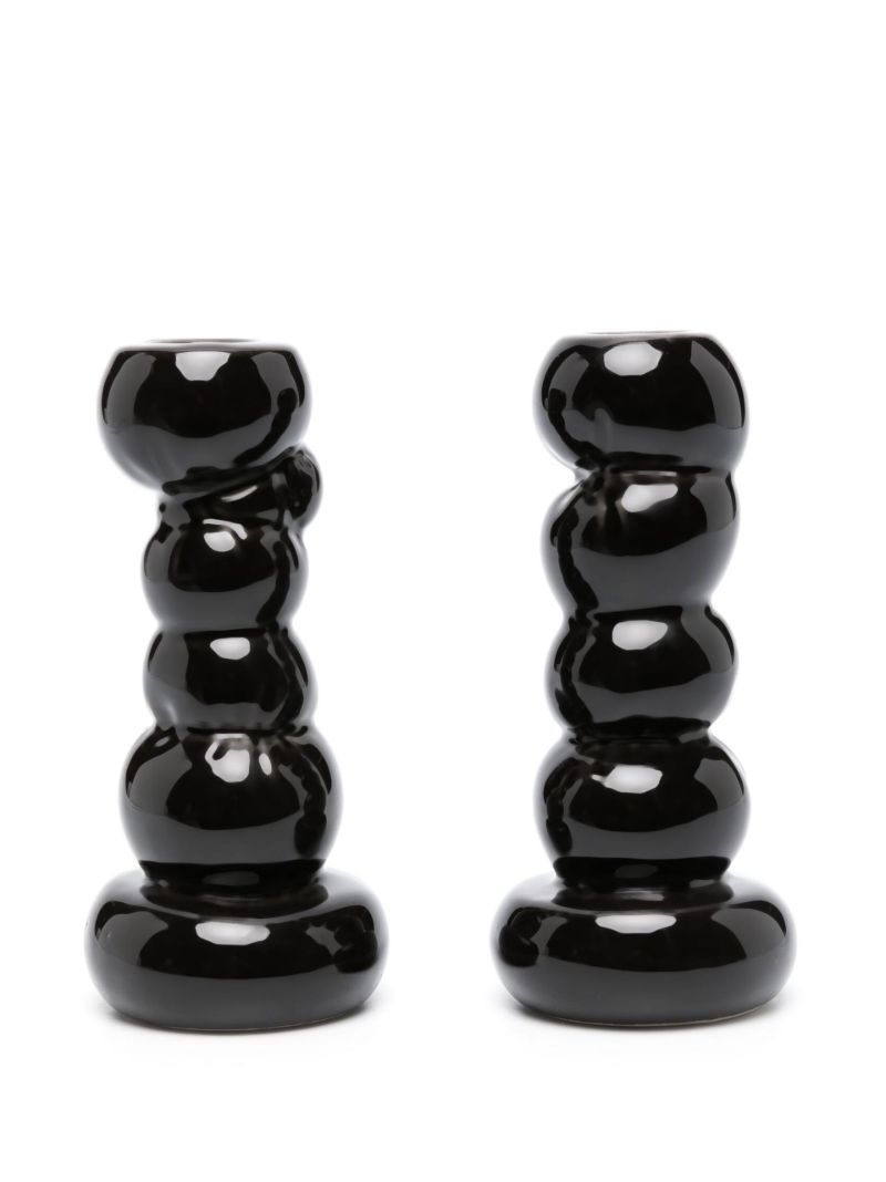 Black B34 Candlestick Holders