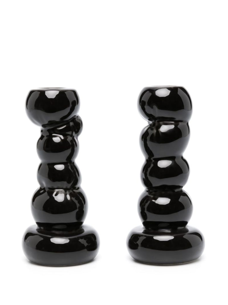 Black B34 Candlestick Holders