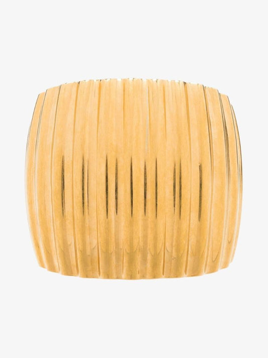 Gold Tone Groove Bangle