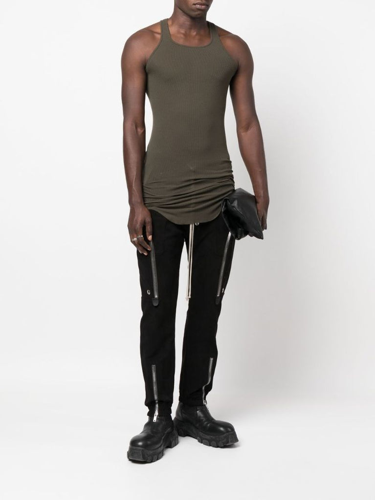 Black Bauhaus Cotton Cargo Trousers