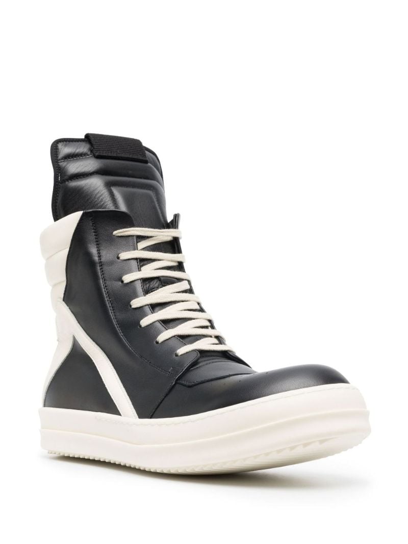 Black Geobasket High-top Sneakers