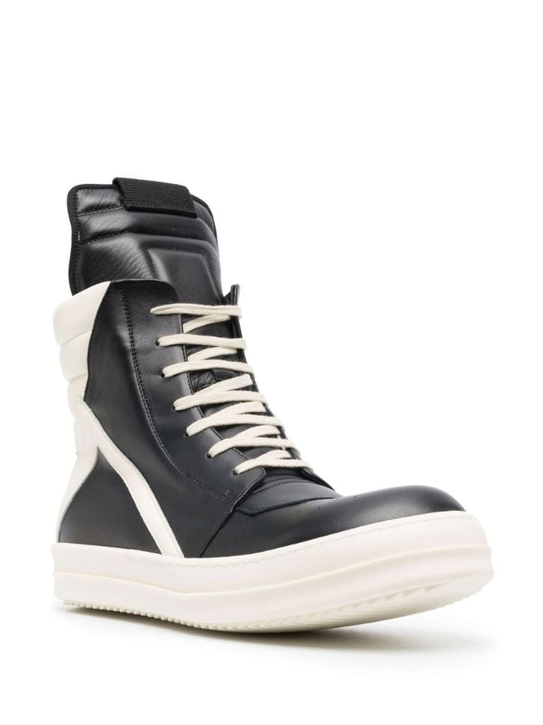 Black Geobasket High-top Sneakers