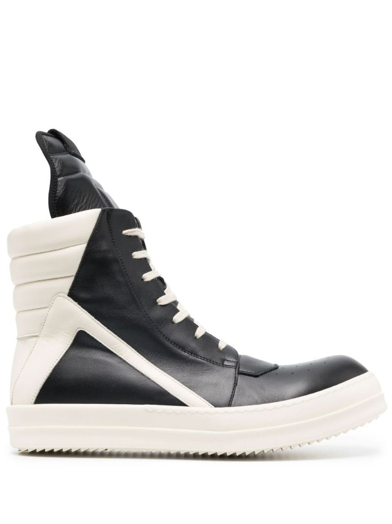 Black Geobasket High-top Sneakers