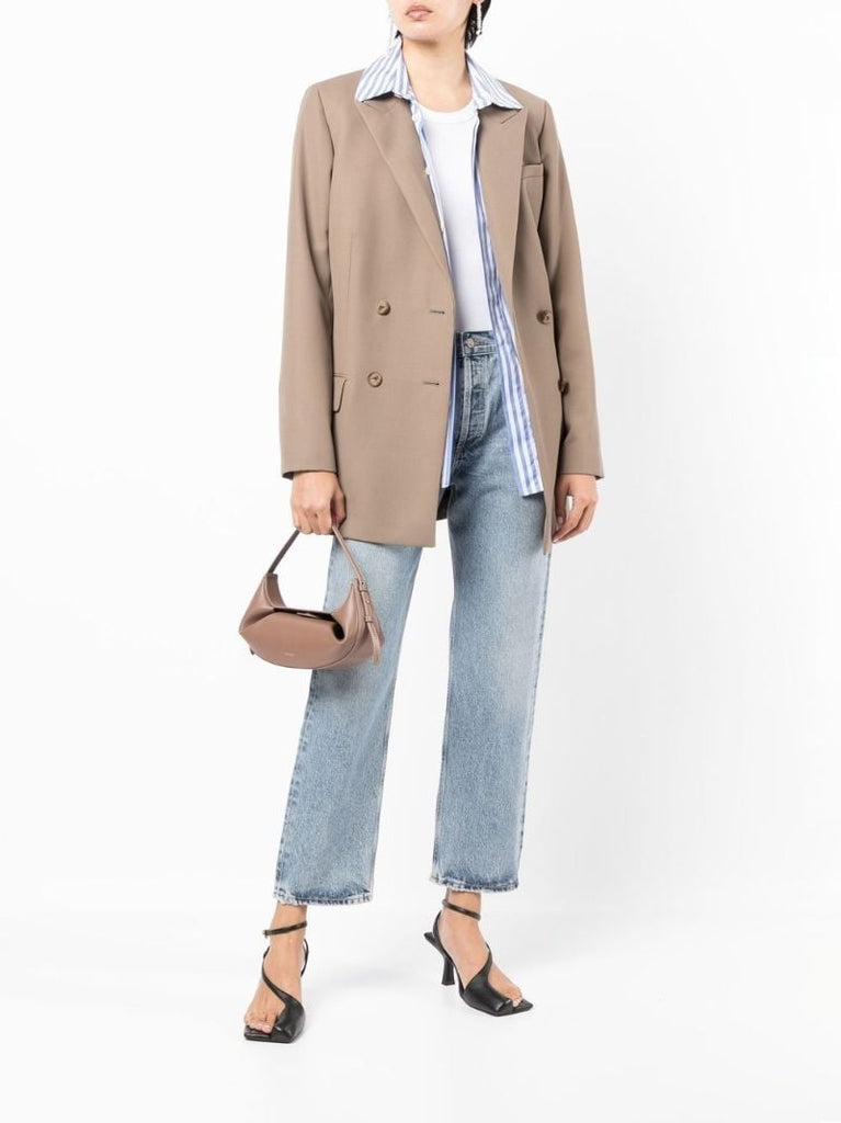 Blue Wyman Low-slung Relaxed Straight Jeans