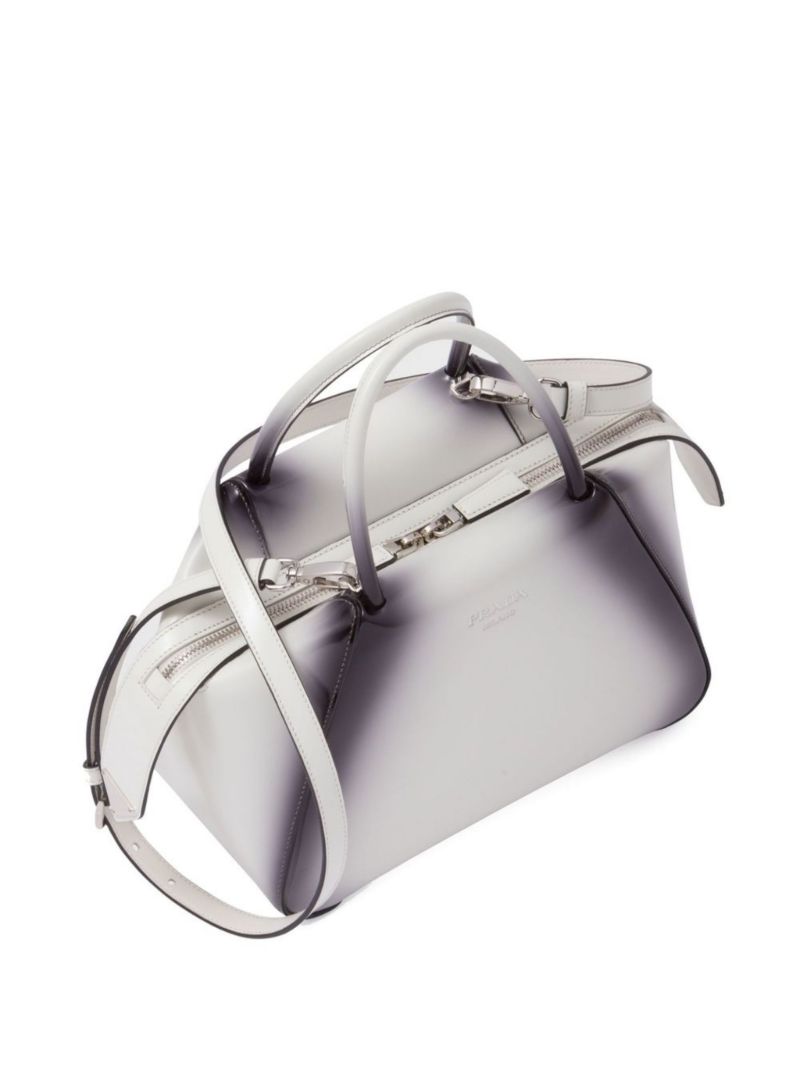 White Small Brushed Tote Bag