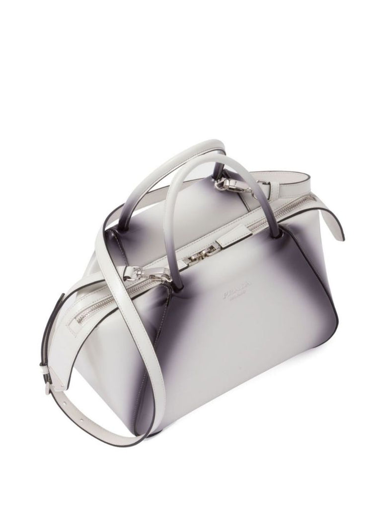 White Small Brushed Tote Bag