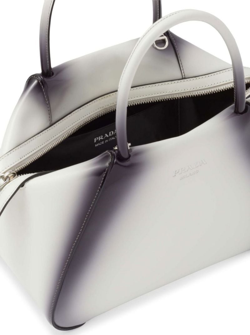 White Small Brushed Tote Bag
