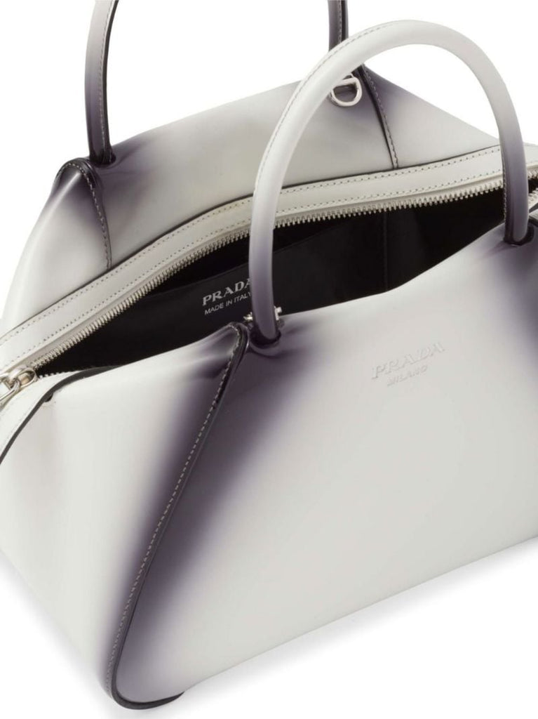 White Small Brushed Tote Bag