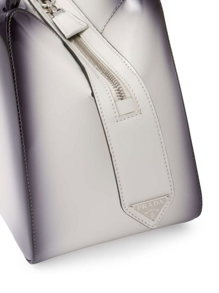 White Small Brushed Tote Bag