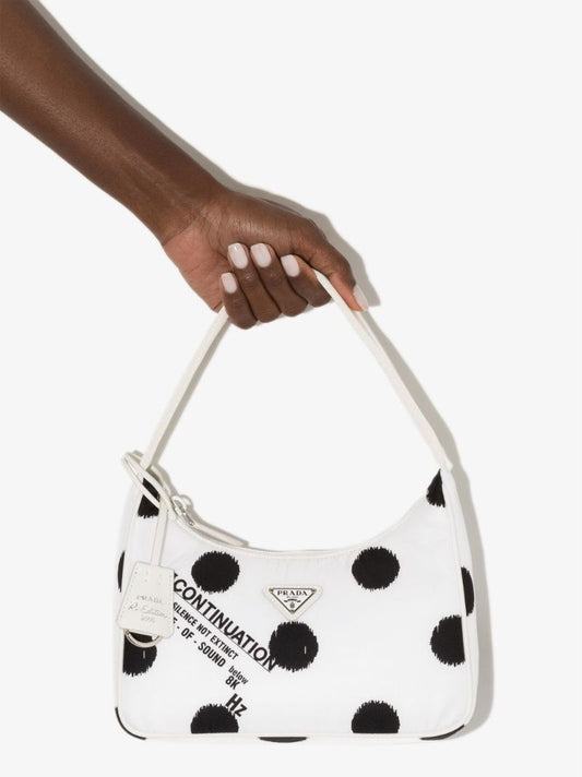 White Re-edition 2000 Re-nylon Mini Bag