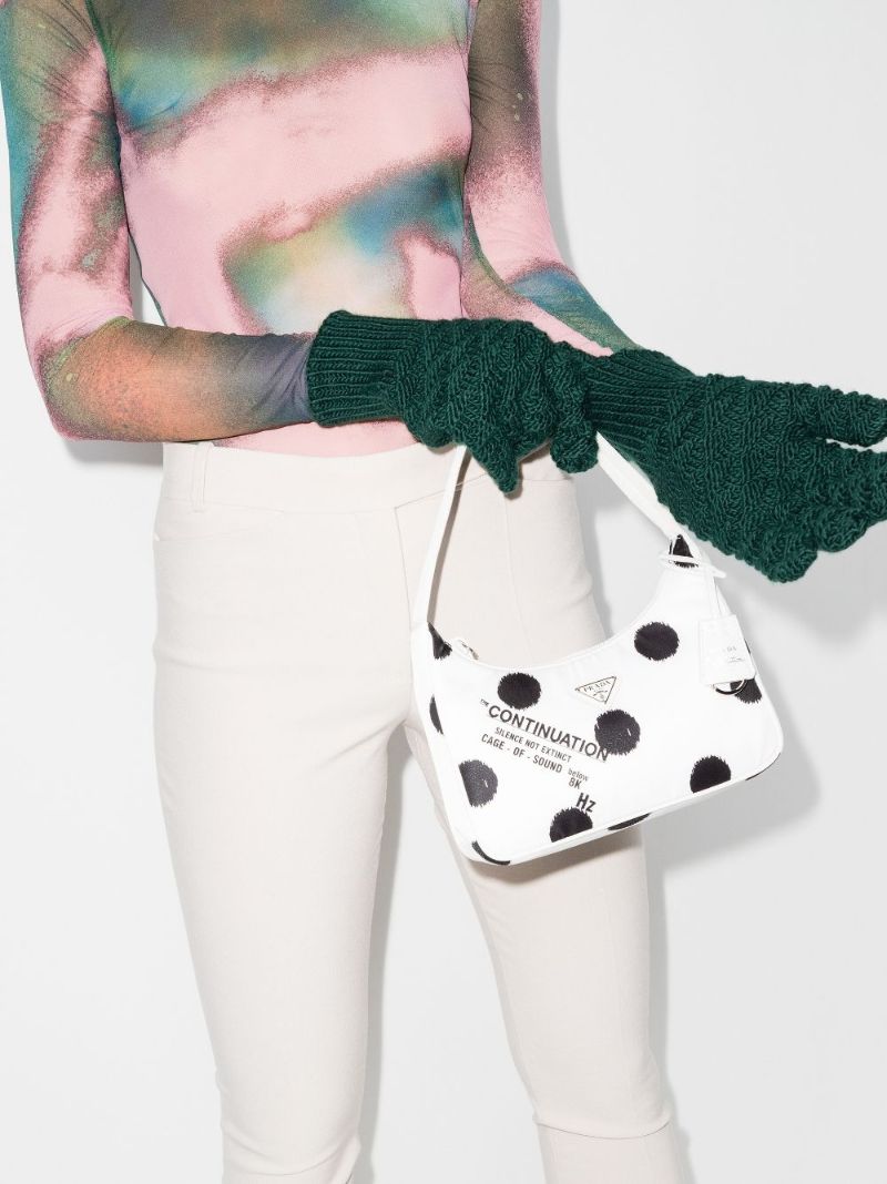 White Re-edition 2000 Re-nylon Mini Bag