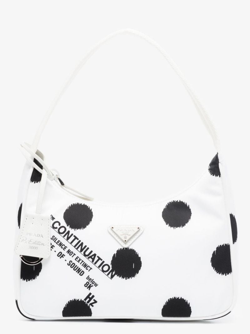 White Re-edition 2000 Re-nylon Mini Bag