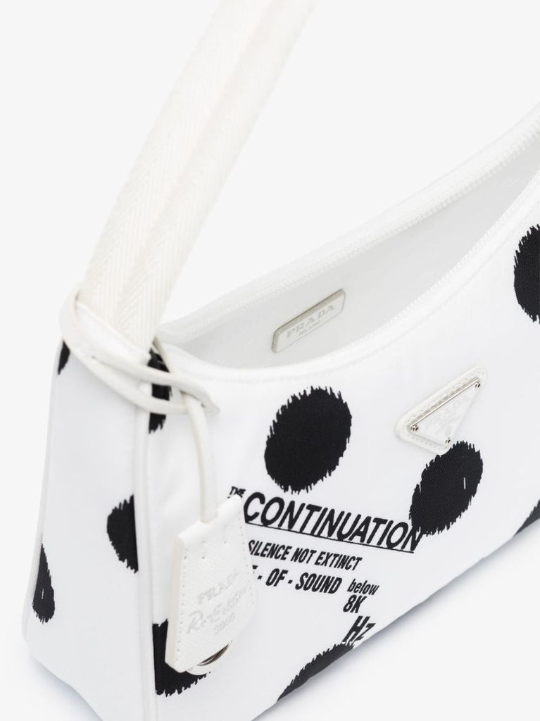 White Re-edition 2000 Re-nylon Mini Bag