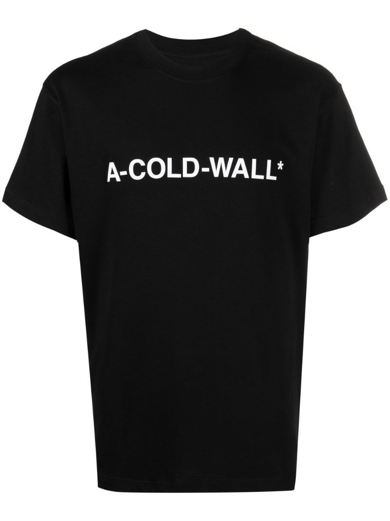 Black Logo Print T-shirt