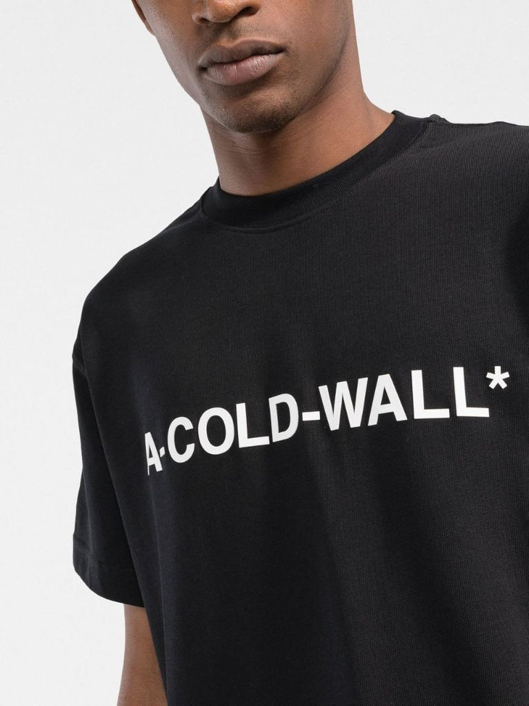 Black Logo Print T-shirt