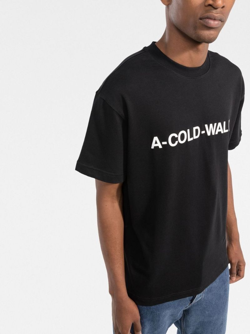 Black Logo Print T-shirt