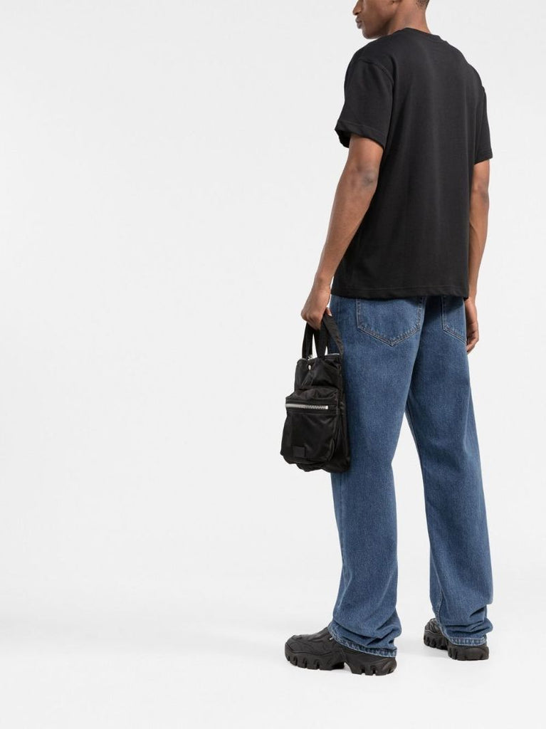 Black Logo Print T-shirt