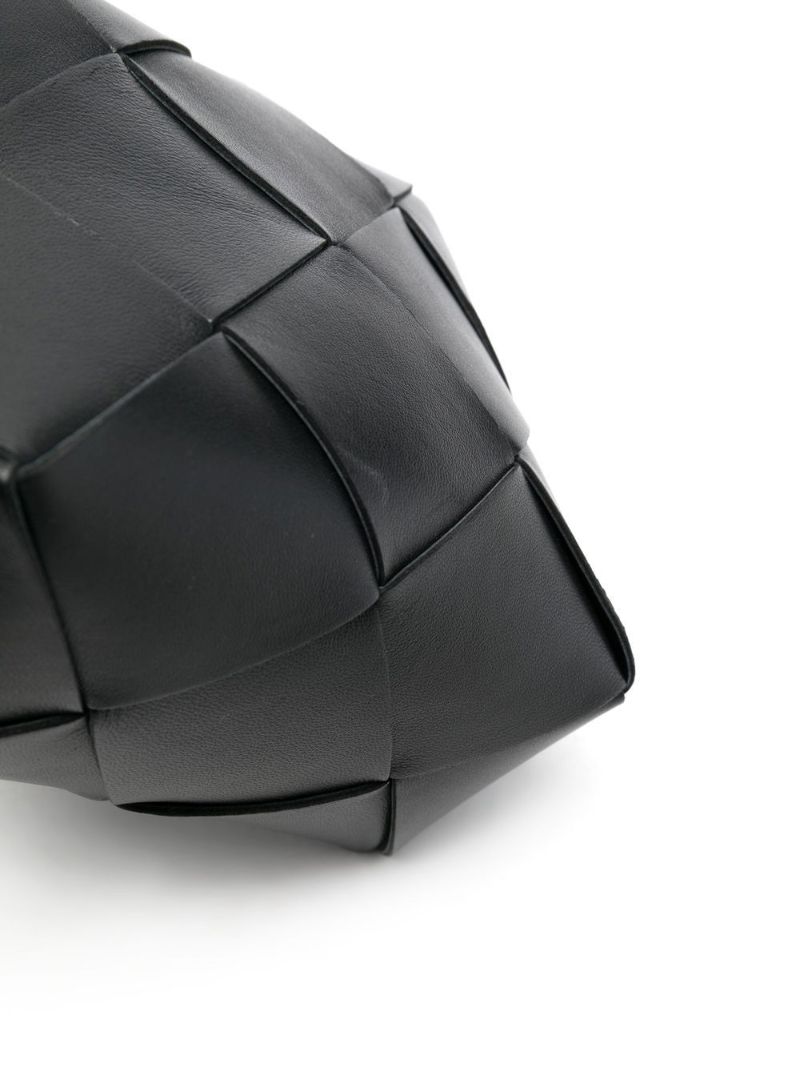Black Mini Cassette Leather Camera Bag