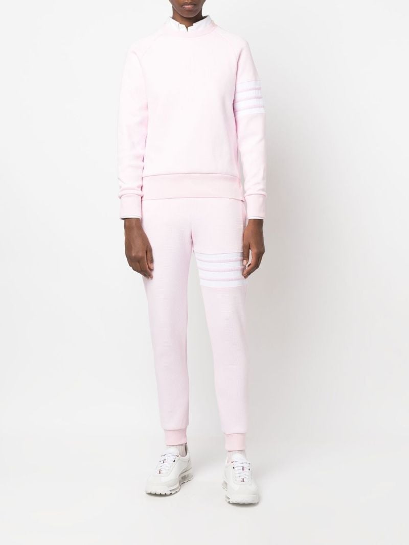 Pink 4-bar Stripe Track Pants