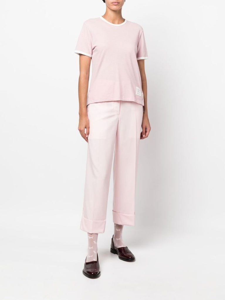 Pink Rwb Stripe Cotton T-shirt