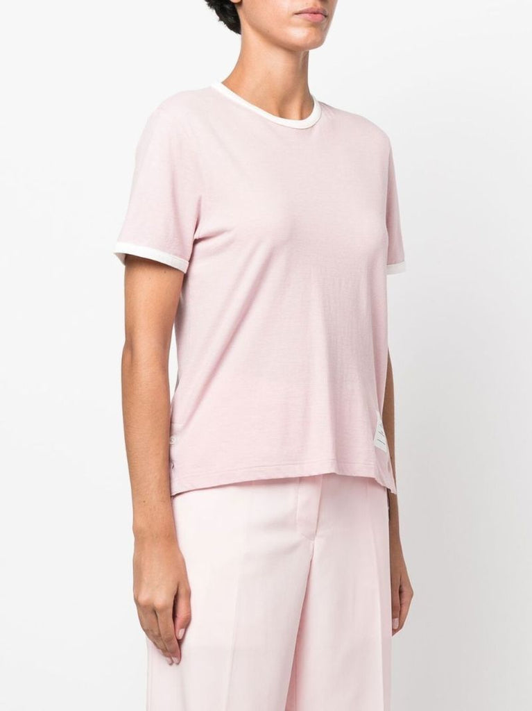 Pink Rwb Stripe Cotton T-shirt