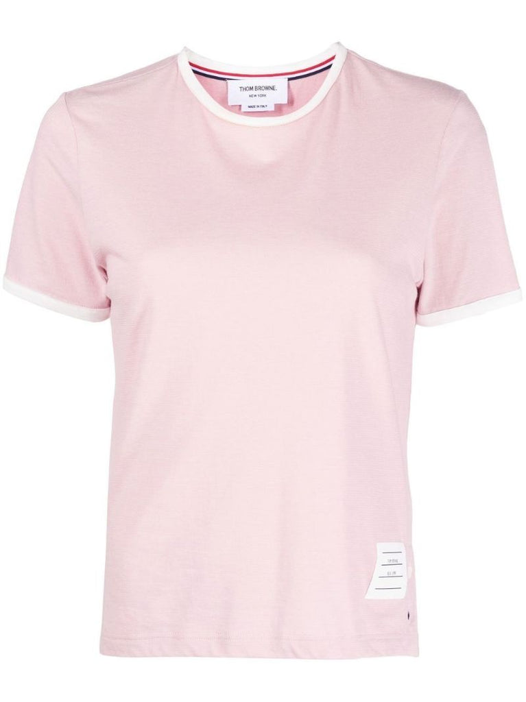 Pink Rwb Stripe Cotton T-shirt