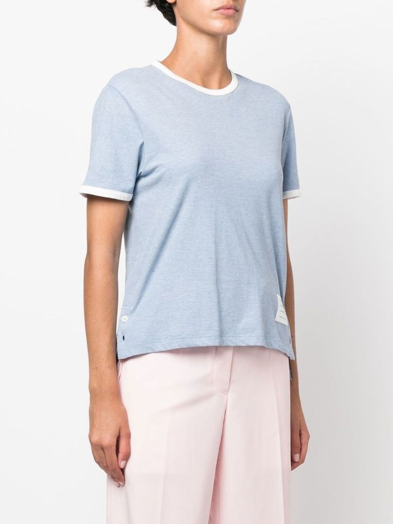 Blue Rwb Stripe Cotton T-shirt