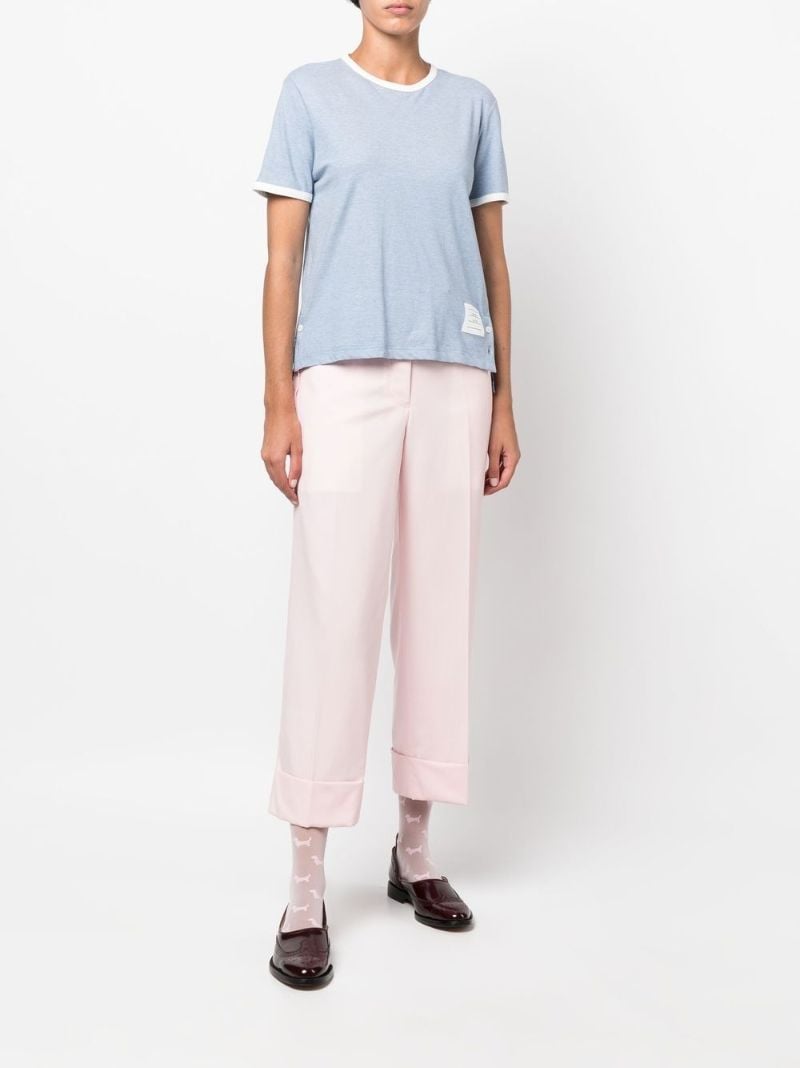 Blue Rwb Stripe Cotton T-shirt