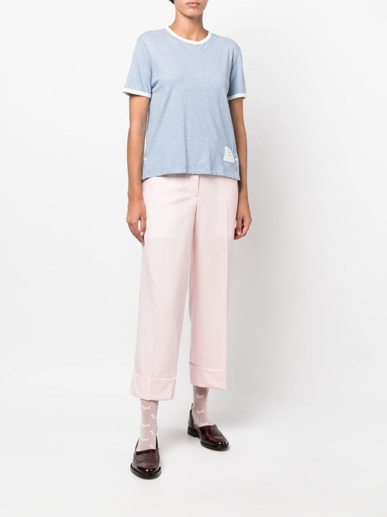 Blue Rwb Stripe Cotton T-shirt