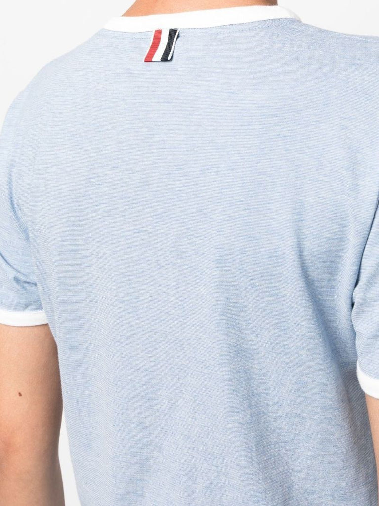Blue Rwb Stripe Cotton T-shirt