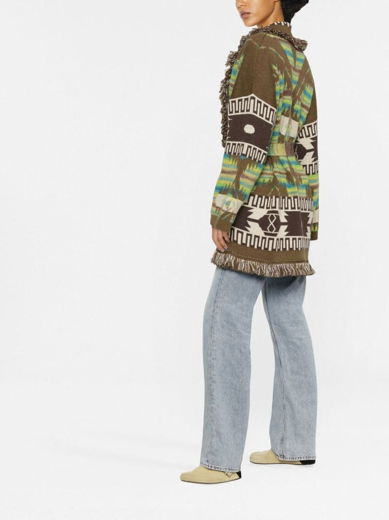 Green Chasing the Midnight Sun Cardigan