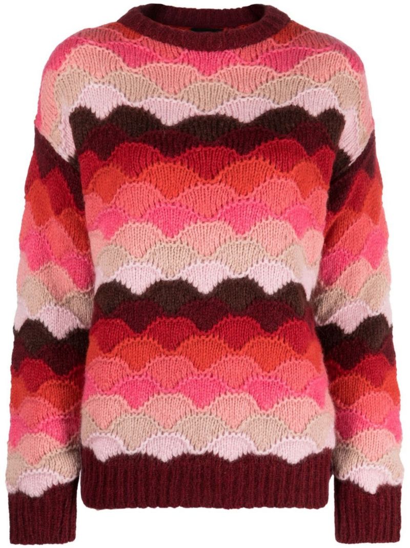 Pink Under the Northern Sky Sweater