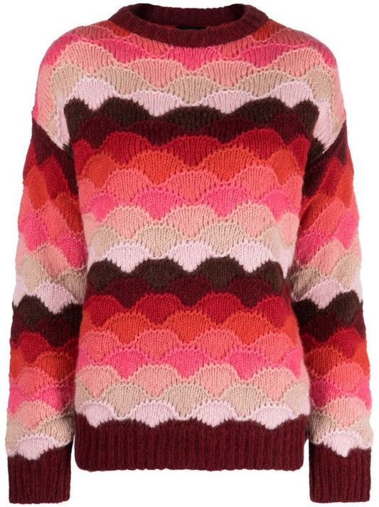 Pink Under the Northern Sky Sweater