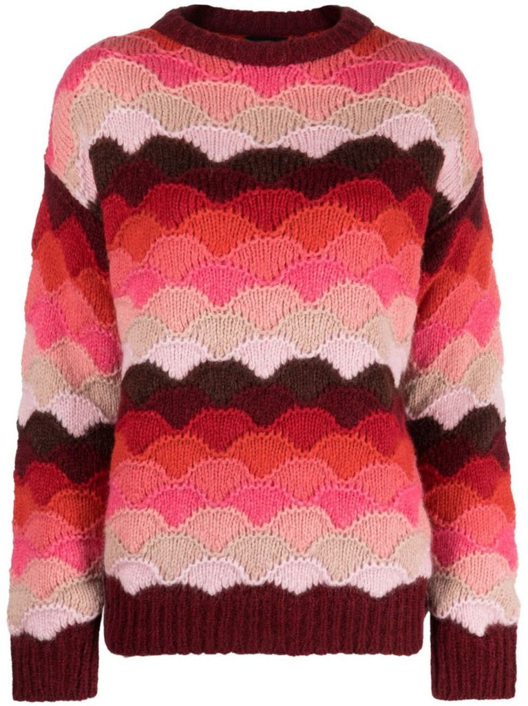 Pink Under the Northern Sky Sweater