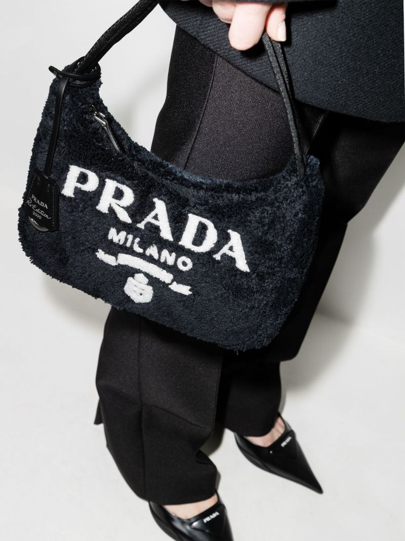 Black Re-edition 2000 Terry Mini Shoulder Bag