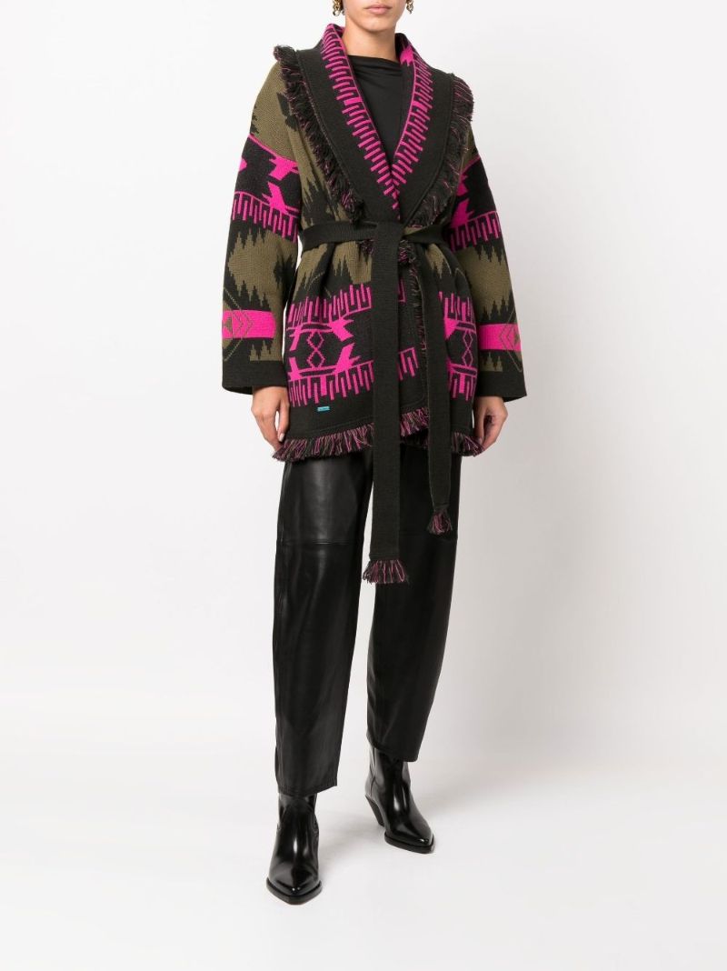 Multicoloured Icon Cashmere Oversized Cardigan