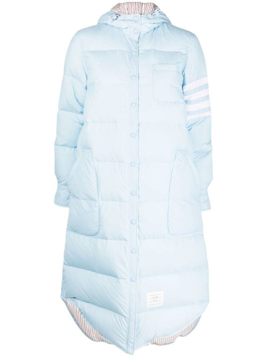 Blue 4-bar Stripe Padded Coat