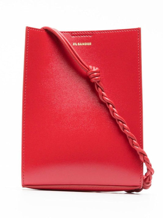 Red Tangle Small Leather Cross Body Bag