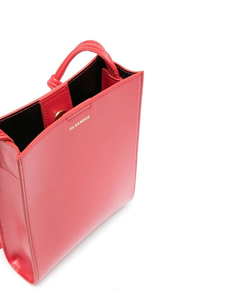 Red Tangle Small Leather Cross Body Bag