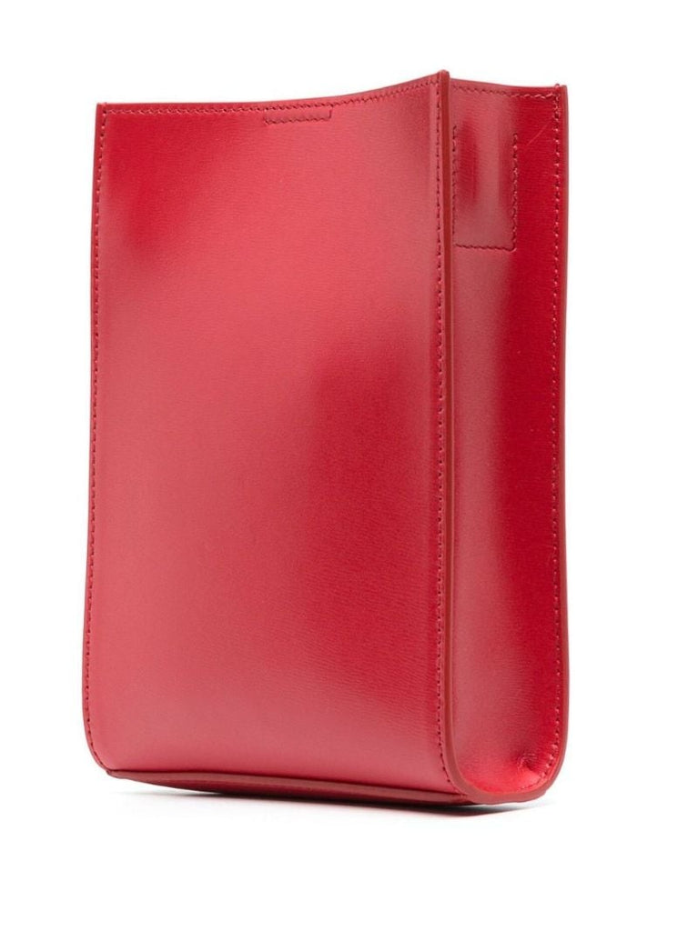 Red Tangle Small Leather Cross Body Bag