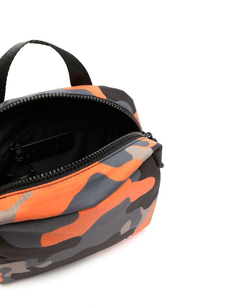 Black Ceresio 9 Camo Cross Body Bag