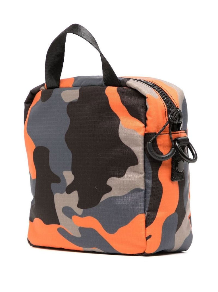 Black Ceresio 9 Camo Cross Body Bag