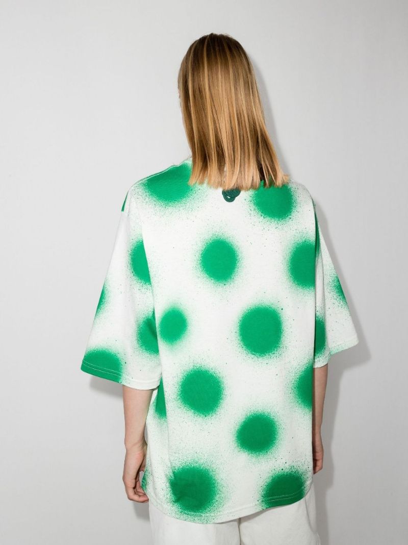 1 Moncler Jw Anderson Green Printed T-shirt