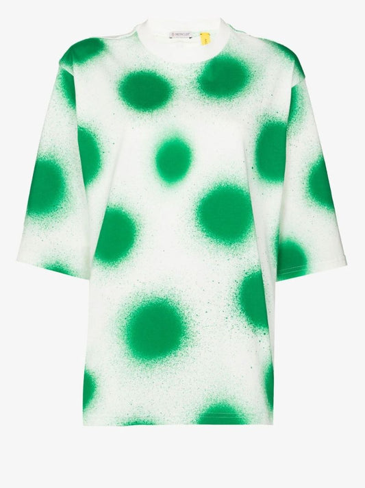 1 Moncler Jw Anderson Green Printed T-shirt